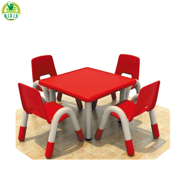 red kids table