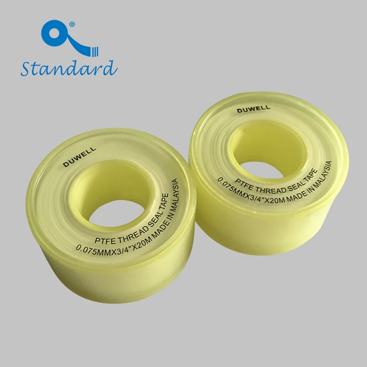Plumber's Ptfe Sealing Tape Teflon Tape Yellow Color Buy Plumber's Ptfe Tape,White Teflon