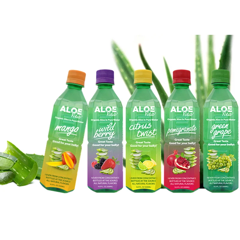 Pure Natural Beverage 500ml Malaysia Soft Drink Tropical Aloe Vera