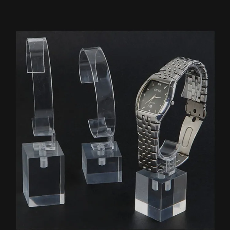 Acrylic Desktop Bracelet Wrist Watch Display Stand Holder Rack Tray ...