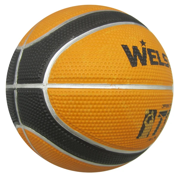 12 Cheap Standard Colorful Promotional Retail Rubber Basketball, View basketball, Welstar