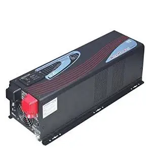 RISING 2000W Peak 6000W APV Low Frequency Pure Sine Wave Inverter DC 24V AC 110V/220V/230V/240V Battery Charger MPPT 60Amp Solar Charger Controller LCD Display AC/Battery Priority Selectable.23KG!