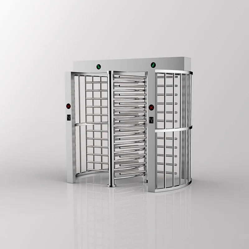 自动304 不锈钢门禁控制系统行人粉末涂层防雨全高旋转门