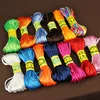 Wholesale 2mm 25 Colors Nylon Chinese Knot Rattail Stain String Beading Cord For Bracelet