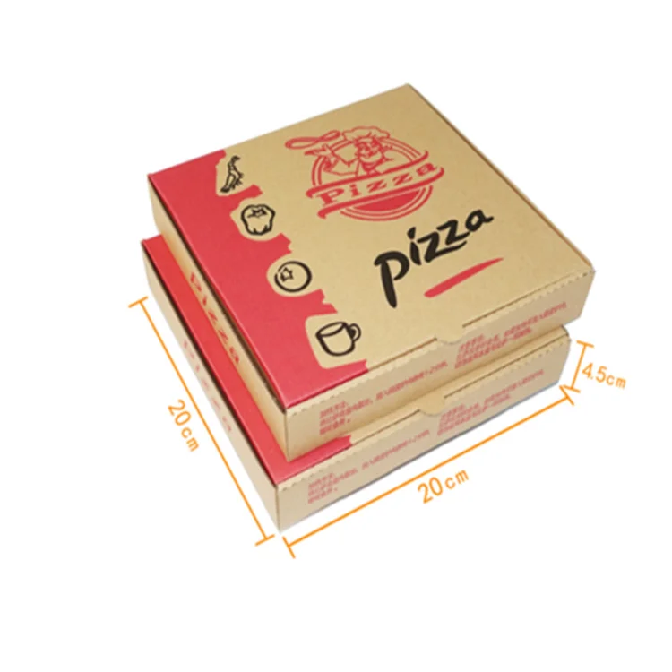 Hot Selling Reusable 12 Inch Carton Pizza Slice Boxes Recyclable Custom