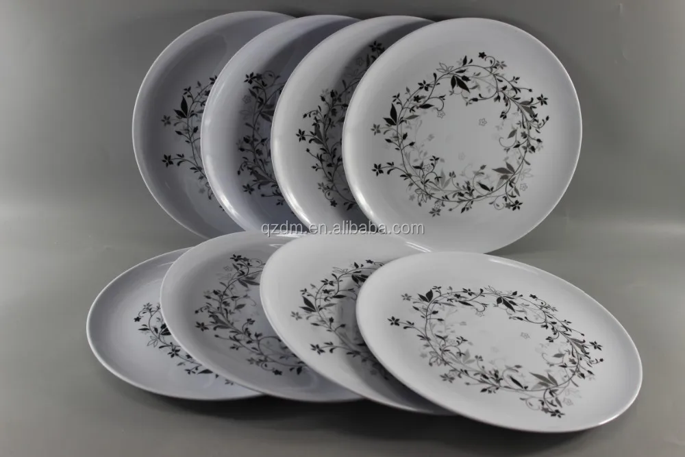 10inch Melamine Dinner plate set for 100% melamine