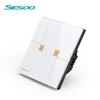 SESOO Smart home WiFi control from mobile phone ,Single live wire connection wifi control Wall Light Switch
