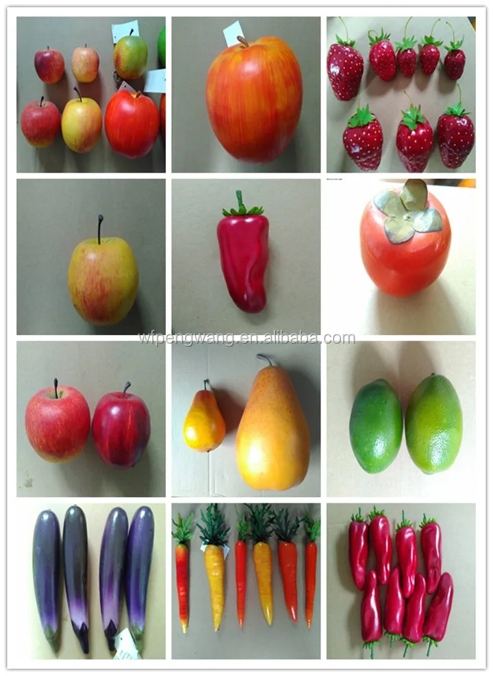 Wholesale Artificial Fruit For Decoration Tropical Artificial Apple