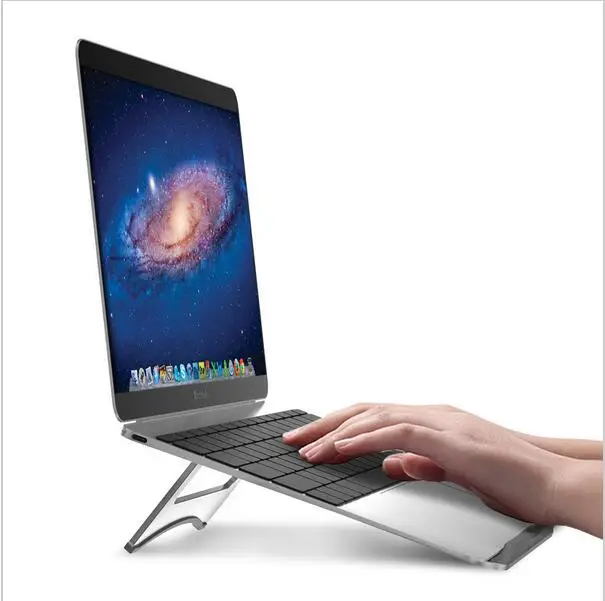 Aviation Aluminum Alloy Mac Laptop Stand Desk Cooler Ergonomic Pro