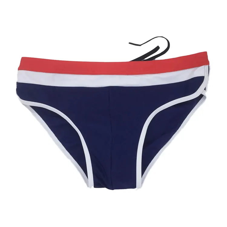 舒适尼龙氨纶男士泳装数码印花升华性感男士游泳内裤