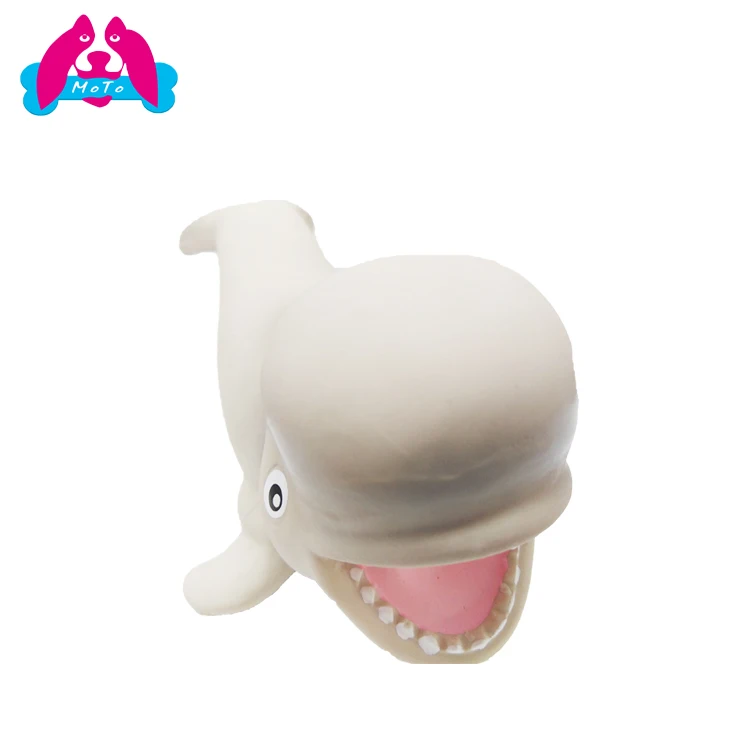 latex dolphin dog toy