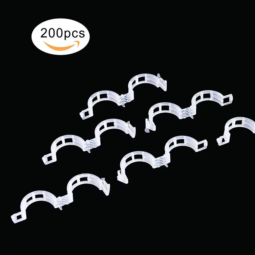 KINGLAKE 150 Pcs Plant Support Garden Clips,Tomato Vine Clips,Tomato Trellis Clips for Vine Vegetables Tomato to Grow Upright and Makes Plants Healthier
