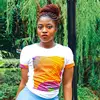 2019 Hot Selling Basic White T-shirt African Ankara Print Styles Top Casual Daily Wear Wholesale