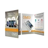 China factory printing high quality customization bulk art paper brochure and flyer