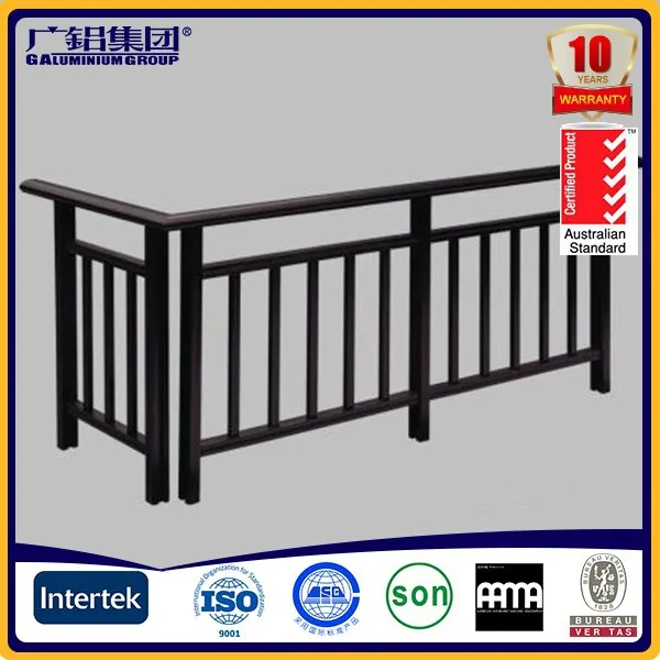 Glas balkon geländer/aluminium balkon geländer/balkon geländer ...