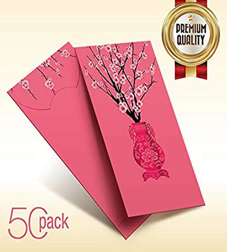 Lucky Money Paper Envelope - Red Packet with Eco-friendliness