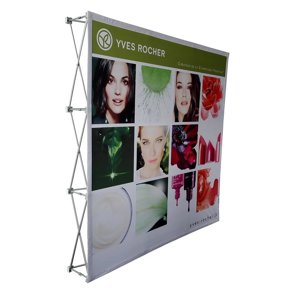 Custom Portable Folding Durable Media Banner Display Frame Pop Up ...