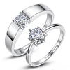 Factory wholesale cheap silver ring wedding jewelry engagement ring