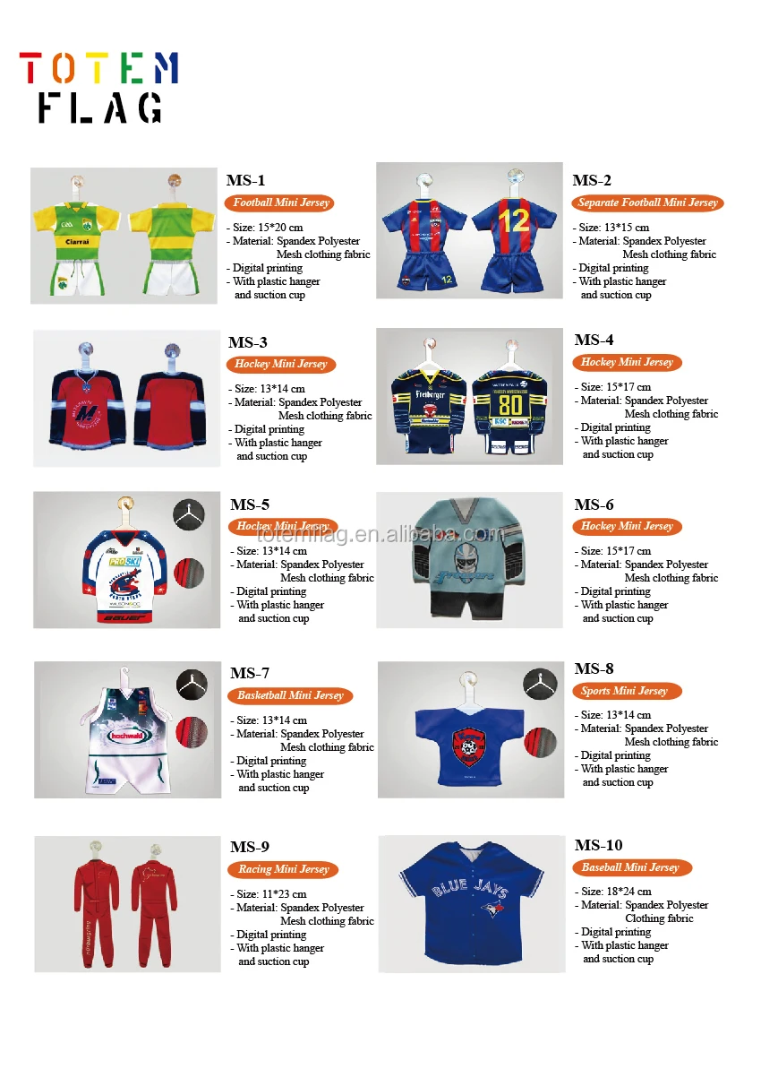 Supply Custom Mini Jersey Full Color Printing T Shirt