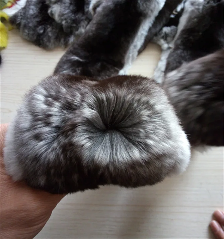 Factory Price Wholesale Nature Chinchilla Fur Skin Real Chinchilla Fur