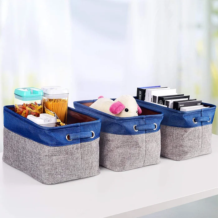 covered storage baskets