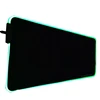 Custom logo natural rubber RGB 9 colors light line mouse pad for gamer LED USB port E-sport gaming pad