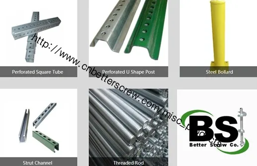 all kinds of colors powder coated perforative metal square tube sign post