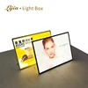 2019 Hot sales LED illustrated slim restaurant order price table luminous desktop lcd dotal menu board advertising light box