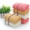 Striped cotton weak crepe wash towel soft and comfortable towel manufacturer