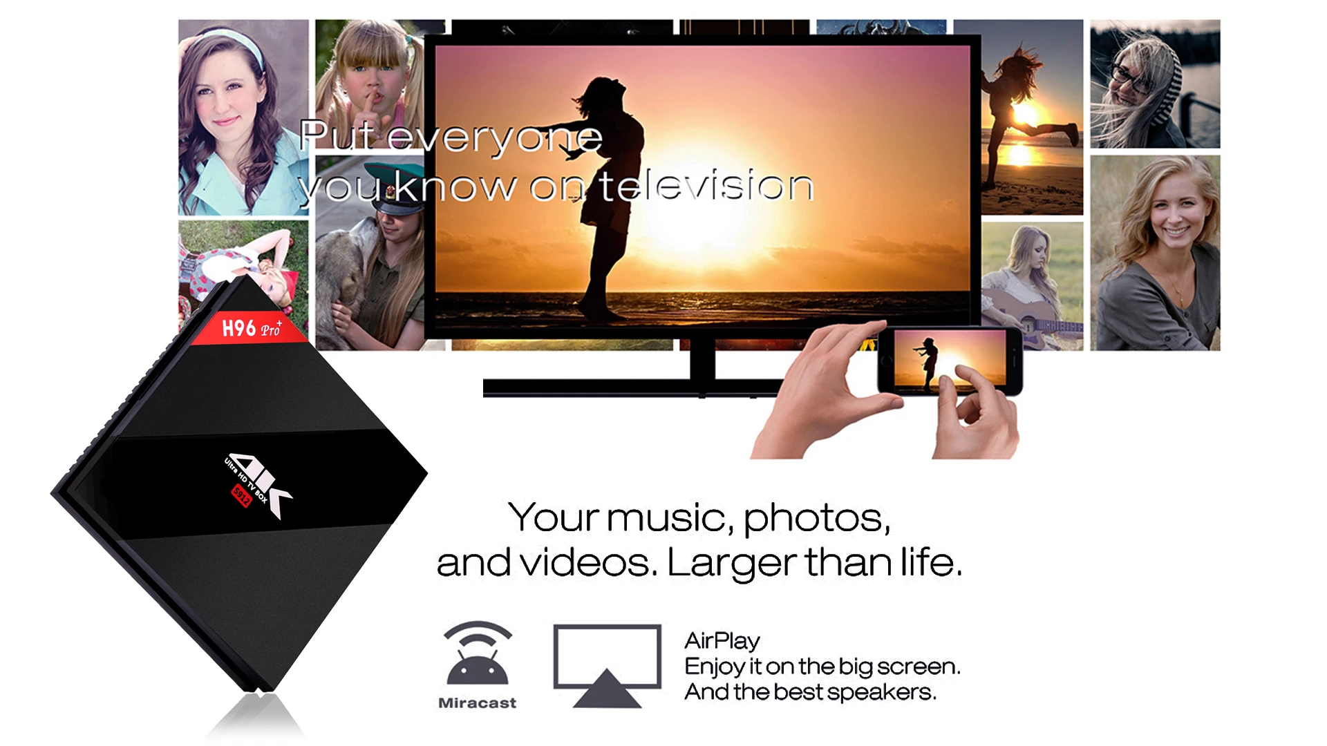 H96 Pro+ S912 Octa Core Free Korean Iptv Streaming Tv Box Korea Live