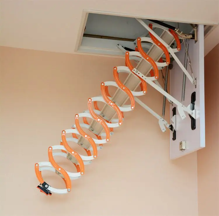 Electric And Automatic Loft Ladders Flat Roof Access Ladders Vertical