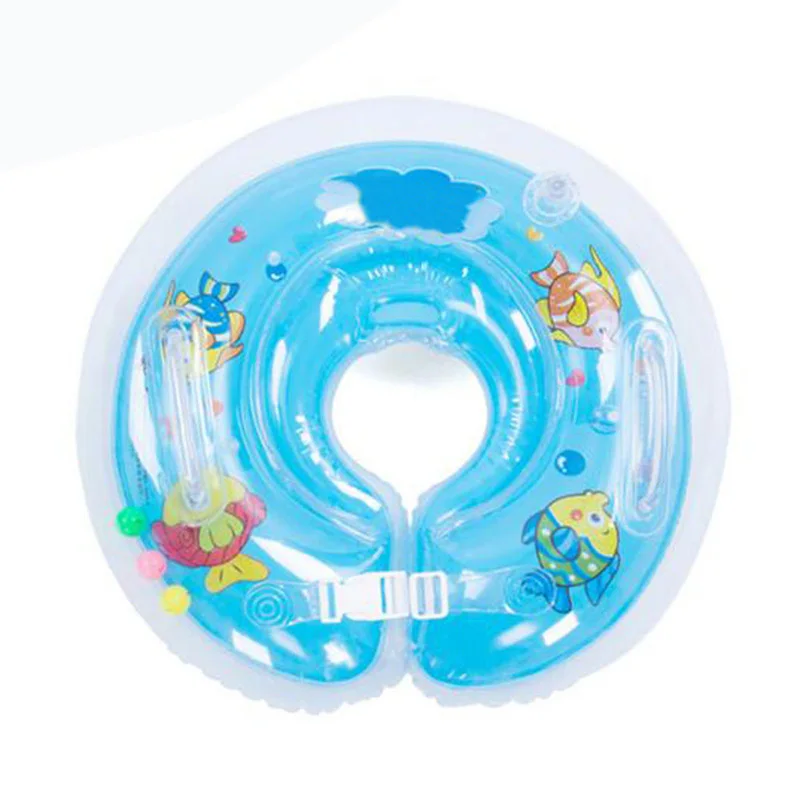 1Pcs Tube Ring Safety Baby Adjustable Infant Swimming Neck Inflatable Floating Ring