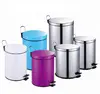 LB-601S 3LT PEDAL DUST BIN WITH PLASTIC FOOT