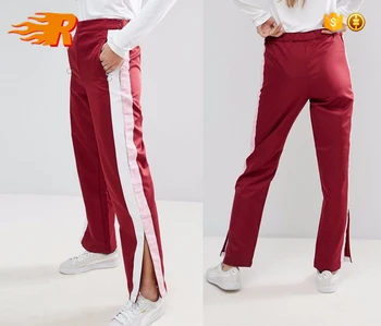 womens track pants with stripe