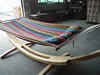wooden hammock stand