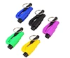 Logo Printed Mini Emergency Tool 3-in1 Car Safety Hammer with Keychain