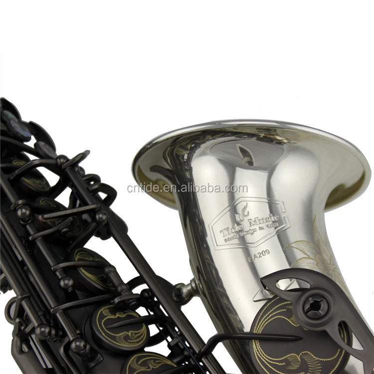 High Grade Professional Matte Black Color Body Silver Bell Alto
