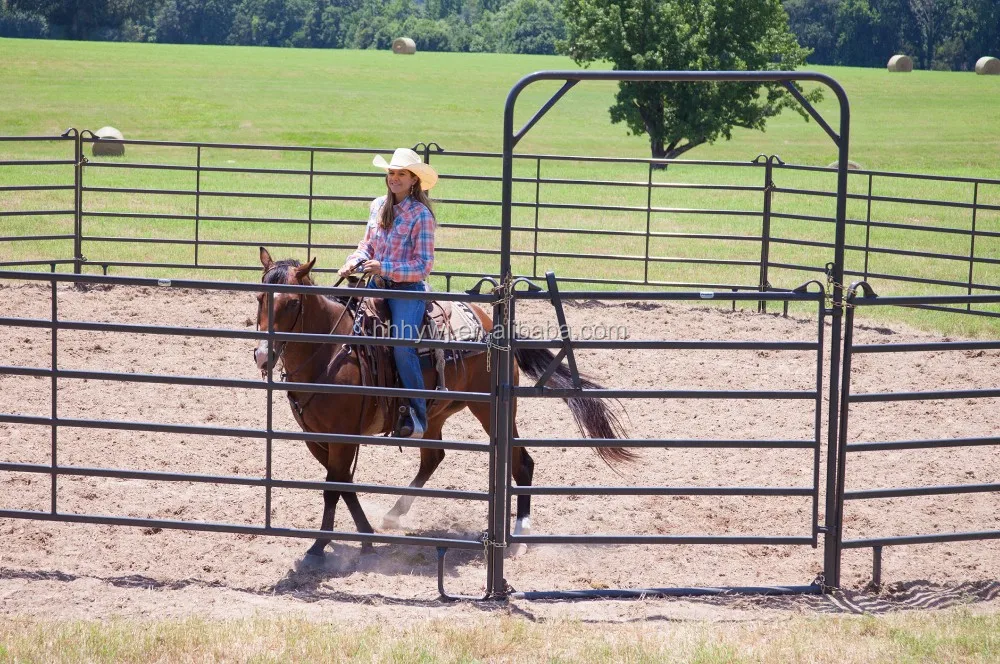 New Style Galvanized Used Horse Fence Panels/colorful Corral Panels For