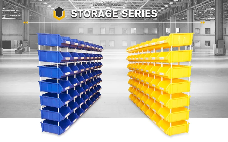 Medium to Small Heavy Duty Plastic Picking Packing Bins Stack-able Tub used . 