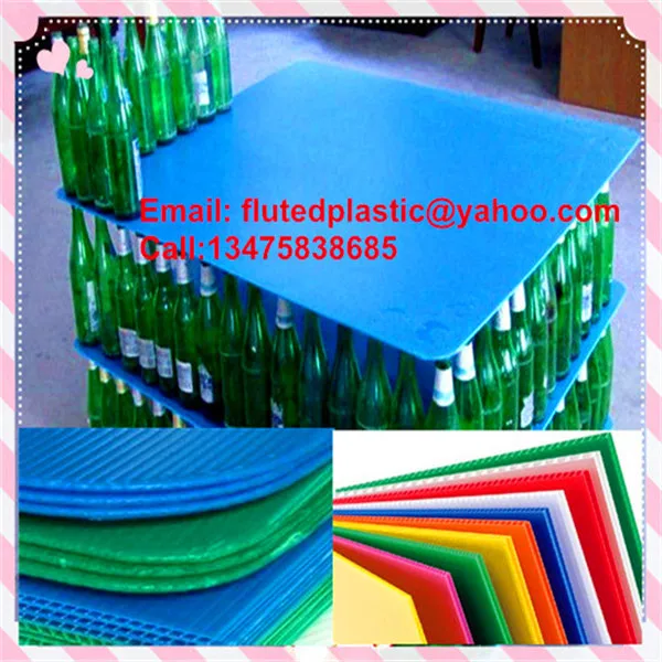 Polypropylene Corrugated Plastic Pallet Layer Pads - Buy Coroplast ...