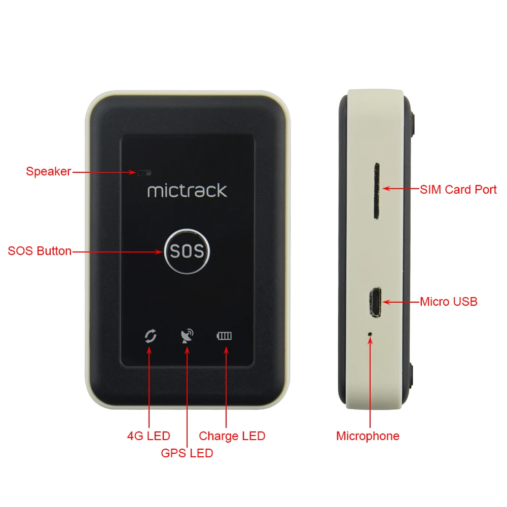 4g Fdd Lte Personal Gps Tracker Mt510g Lbs Position Real-time Tracking