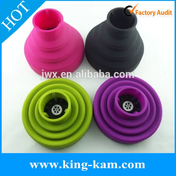 manufactuer wholesale silicone hair dryer diffuser silicone flash diffuser