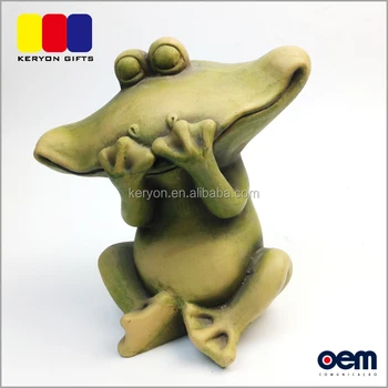 sitting frog figurine