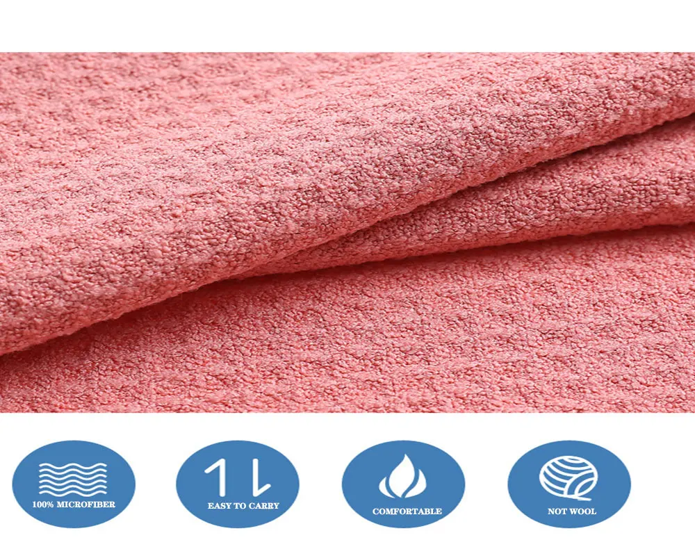 High Quality Ultra Absorbent Machine Washable Private Label Microfiber Hot Yoga Mat Towel