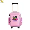Pink cute troley bag for girls, cute lady small trolley bag