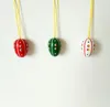 Tree hanging deco handpainted wooden easter egg