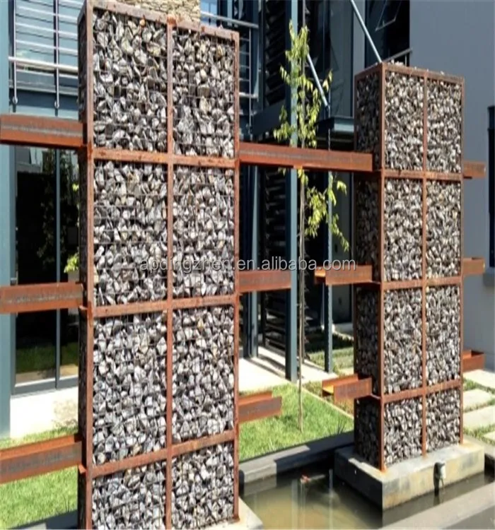 JardÃn pared de gabion/gabion pared ideas/gaviones diseño del ... Jardín diseño Pared