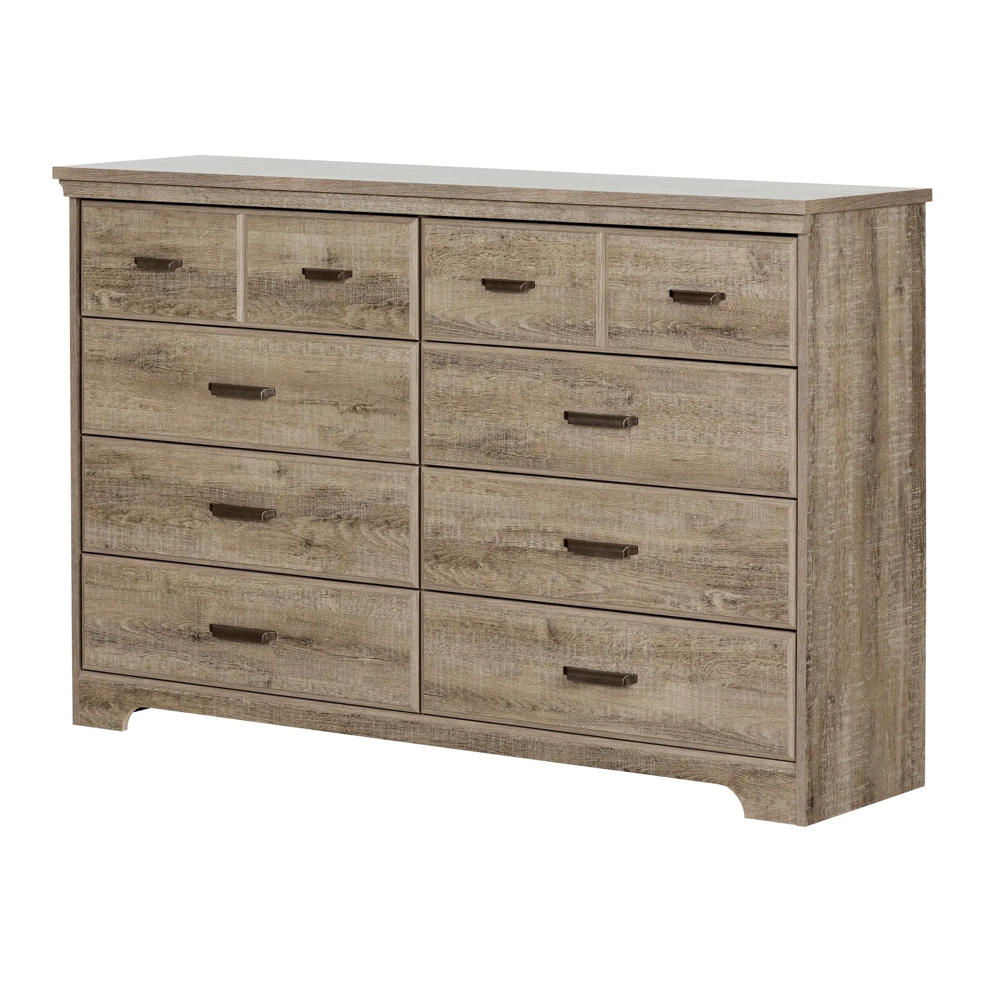 Buy Loft Collection Double 8Drawer Dresser, White in