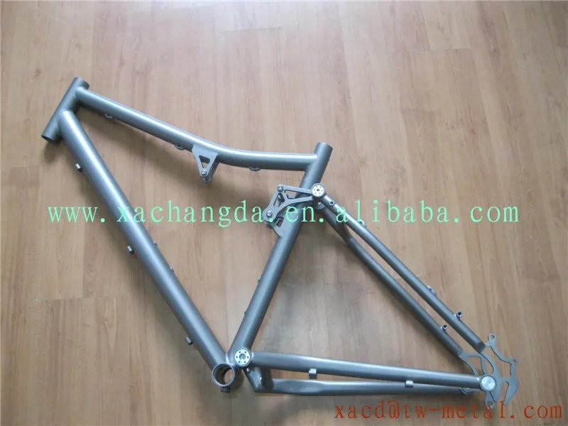 Titanium Full Suspension 26er Mtb Bike Frame Custom Ti Full Suspension
