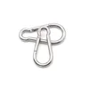 304 Stainless Steel Carabiner Spring Snap Hook for Outdoor Safety